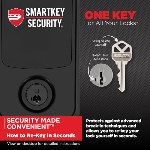 Kwikset Aura Reach Smart Lock Matter Bluetooth Keyless Entry Deadbolt Auto Unlock Satin Nickel