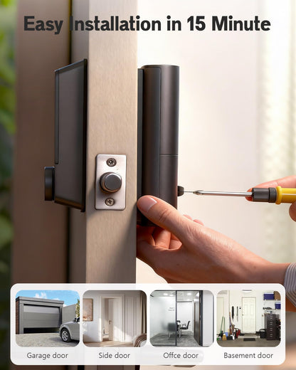 Smart Door Lock Apple Home Key Fingerprint Keyless Entry WiFi Deadbolt Keypad Alexa Google IP65