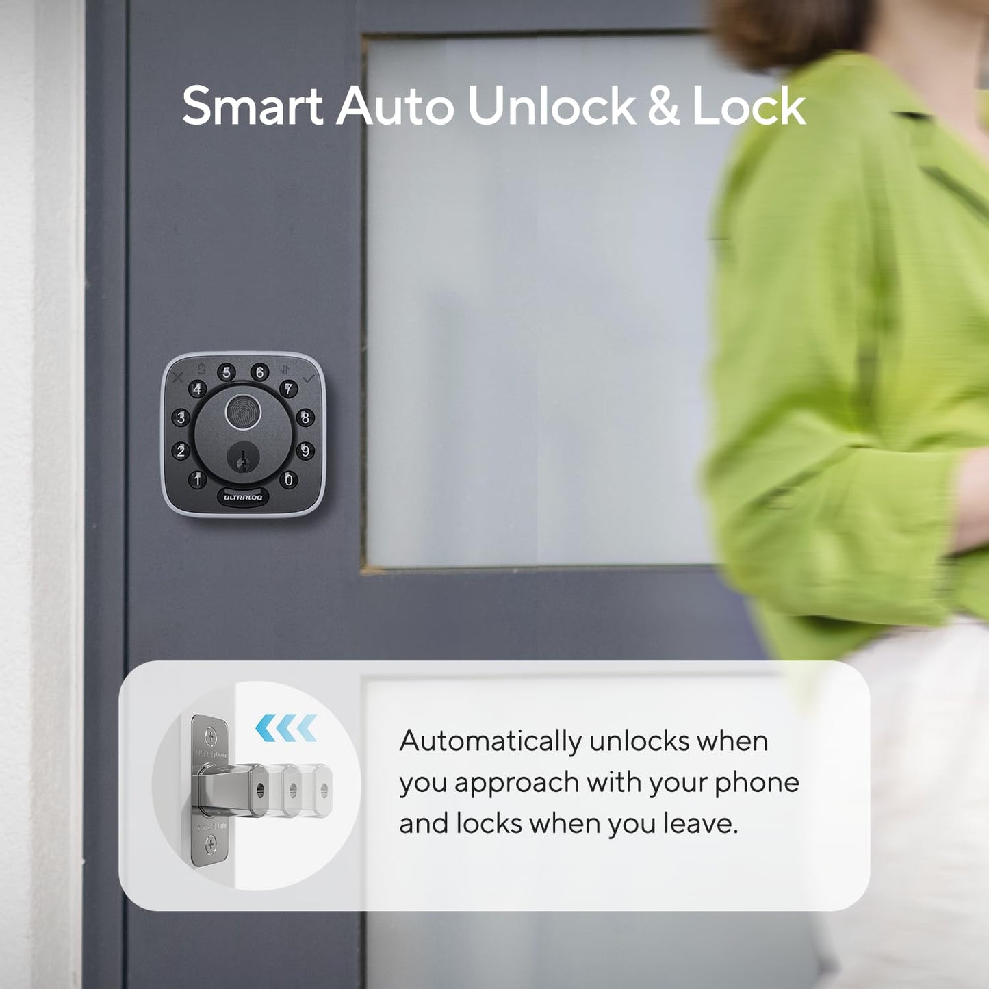 ULTRALOQ Bolt 2025 Smart Lock Fingerprint Matter Keyless Entry Deadbolt Apple Home Alexa Google BHMA AAA