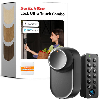 Smart Lock Ultra Fingerprint Keyless Entry WiFi Deadbolt Keypad App Control Auto Unlock Alexa Google