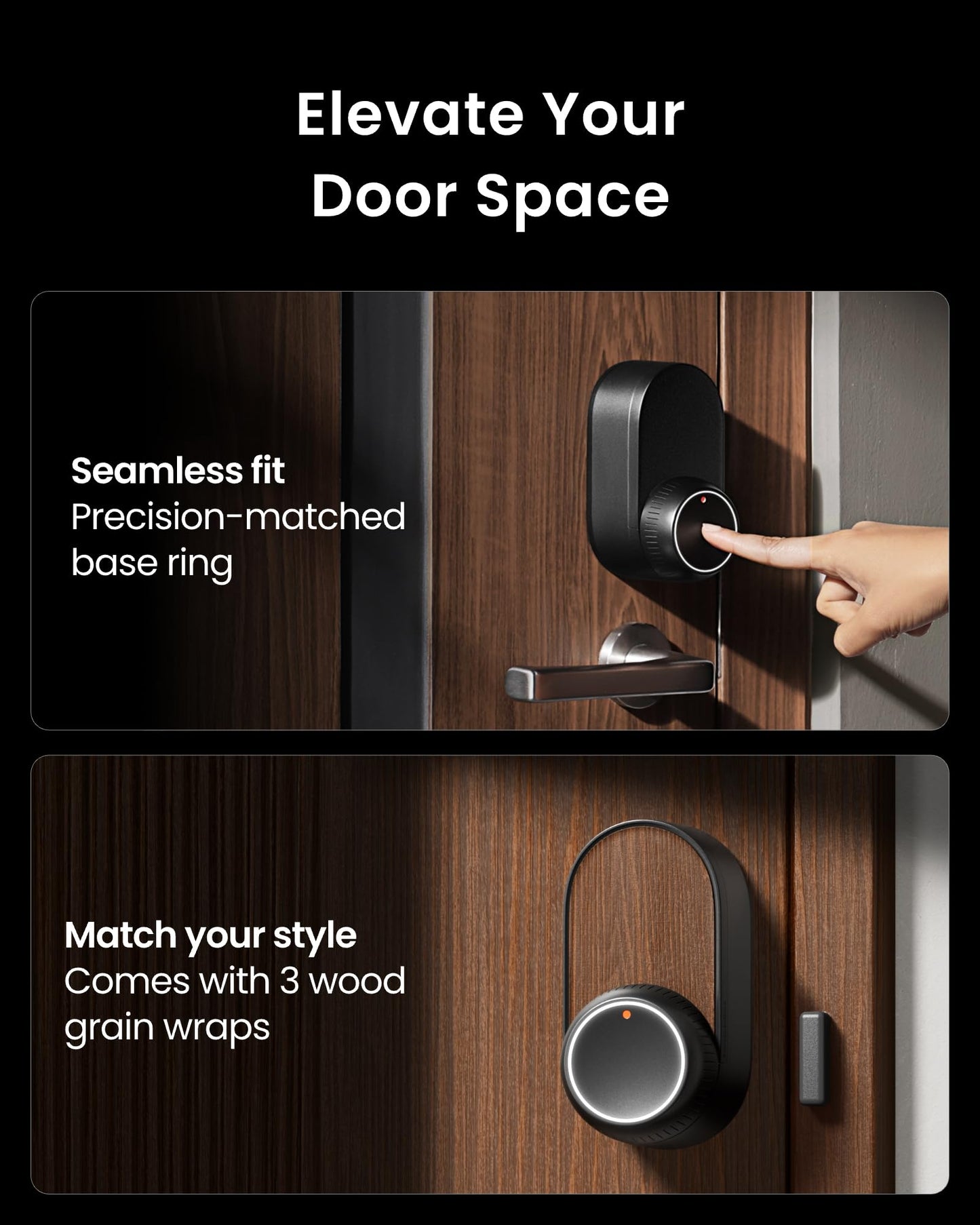 Smart Lock Ultra Fingerprint Keyless Entry WiFi Deadbolt Keypad App Control Auto Unlock Alexa Google