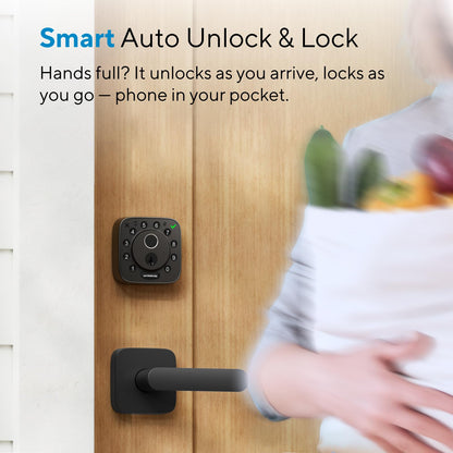 ULTRALOQ Bolt Smart Lock Fingerprint WiFi Deadbolt with App Control Apple Home Alexa Google Door Sensor